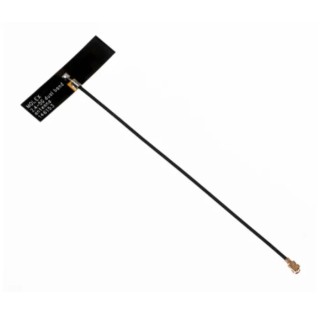 Molex T-Bar WiFi Antenna with I-PEX MHF4 Connector, WiFi Dual Band, 2400-5930MHz, 2.8dBi Gain, 300mm Cable Length 146153-1300