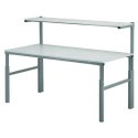 RS PRO ESD Workbench with Shelf Adjustable Height 1.55 m x 1.8 m x 900 mm 300kg Max Load TPH918 ESD