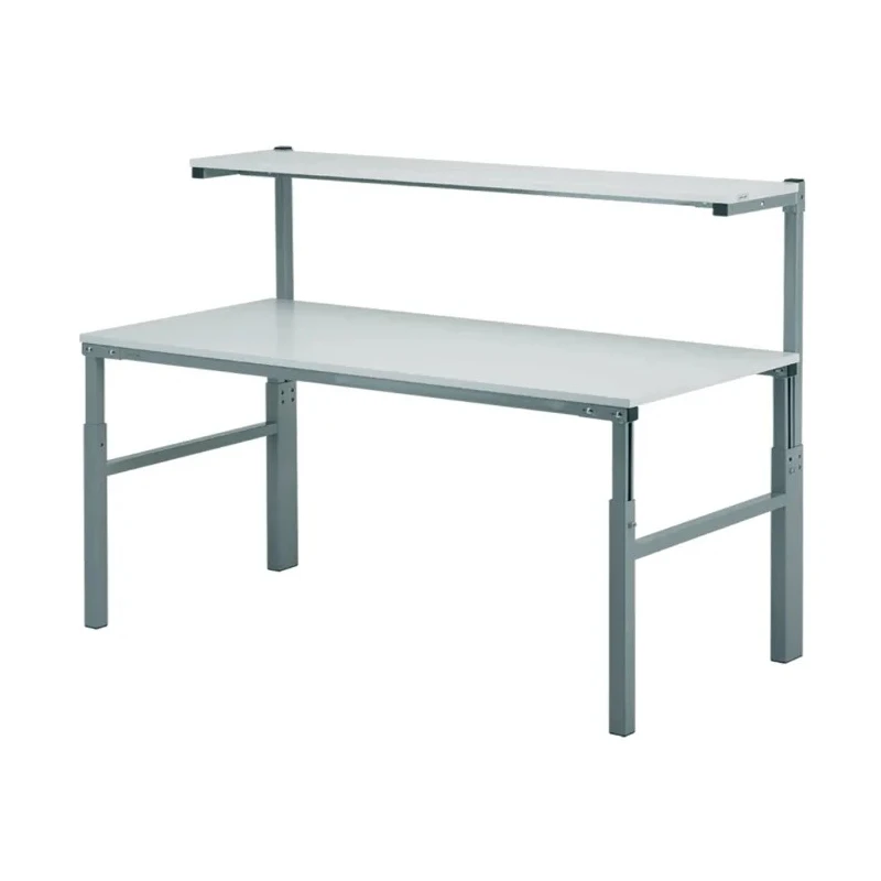 RS PRO ESD Workbench with Shelf Adjustable Height 1.55 m x 1.8 m x 900 mm 300kg Max Load TPH918 ESD