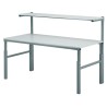 RS PRO ESD Workbench with Shelf Adjustable Height 1.55 m x 1.8 m x 900 mm 300kg Max Load TPH918 ESD