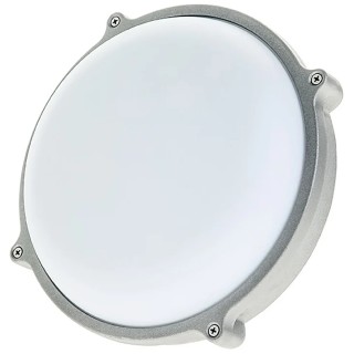 Timeguard Round LED Bulkhead Light 7W 230V AC Die Cast Housing Cool White 5000K IP65 LEDBHR7W