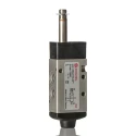 Norgren Pneumatic Solenoid Valve, Solenoid/Spring G Actuation, 24V, 2W Power, 3 Ports, 1/8 to 1/2 in Port Size V60A417A-A2000
