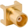 Amphenol RF Coaxial Connector PCB Female MCX 50 Ω Straight Body Through Hole 919-382J-51P