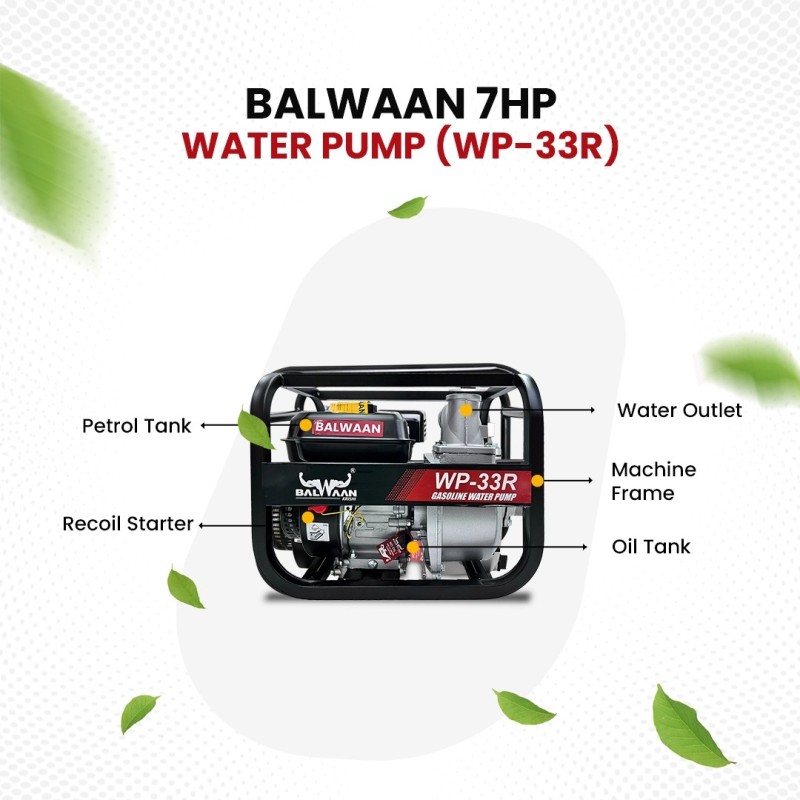 Balwaan WP 33RD Water Pump 3X3 Inch -(Premium)