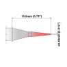 Thermaltronics 0.4 mm Straight Conical 19 mm Soldering Iron Tip S75BV004