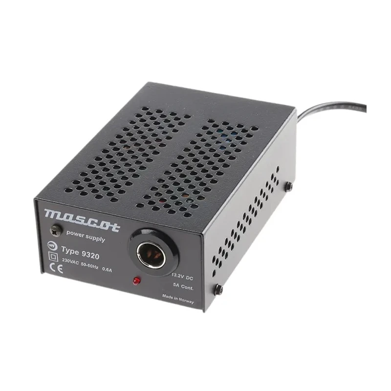 Mascot AC/DC Adapter EU 230V ac Input 5A Maximum Output Current 13.2V dc 70W Switch Mode Power Supply 9320-12