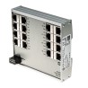 HARTING Unmanaged 16 Port Ethernet Switch 100Mbps Industrial DIN-Rail Mount 24020160010