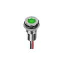 RS PRO Multicolour Panel Mount LEDs Red Green 8 mm Wire Termination IP67 3.3V 220-8956