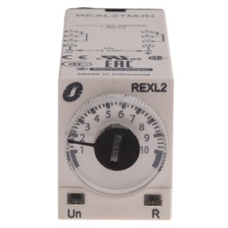 Schneider Electric Harmony Time Series Timer Relay, 2-Contact, Multifunction-Function, 12 V dc 12 V ac, Time Range REXL2TMJD