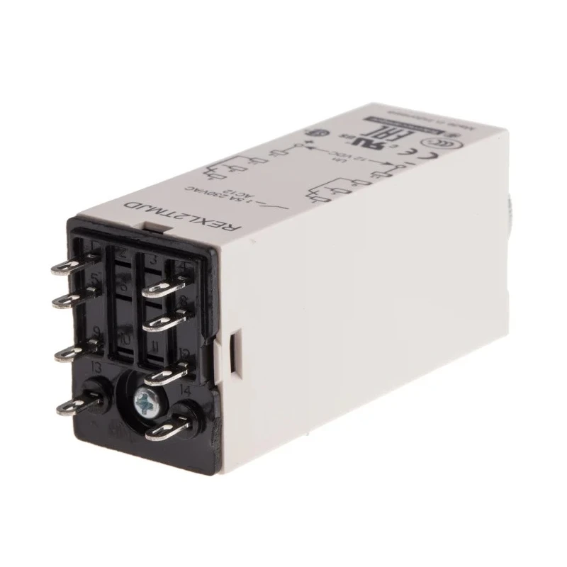 Schneider Electric Harmony Time Series Timer Relay, 2-Contact, Multifunction-Function, 12 V dc 12 V ac, Time Range REXL2TMJD