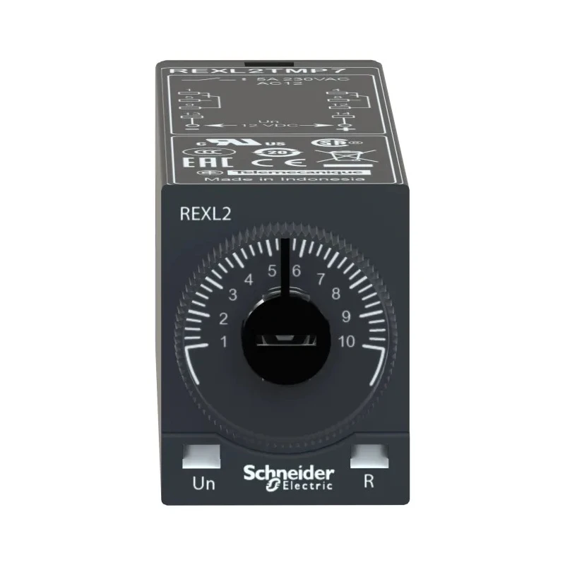 Schneider Electric Harmony Time Series Electromechanical Timer Relay, 2-Contact, 24 to 240 V dc, 24 V ac, 0.1 s to REXL2TMB7