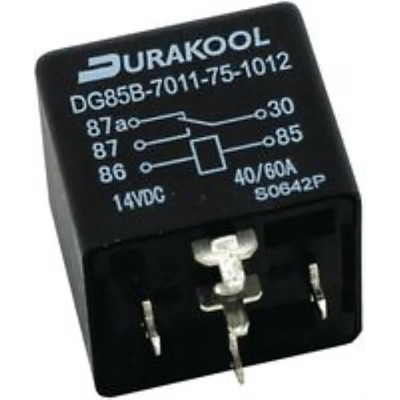 Durakool PCB Power Relay 12V dc Coil 60A Switching Current SPDT DG85B-7011-75-1012