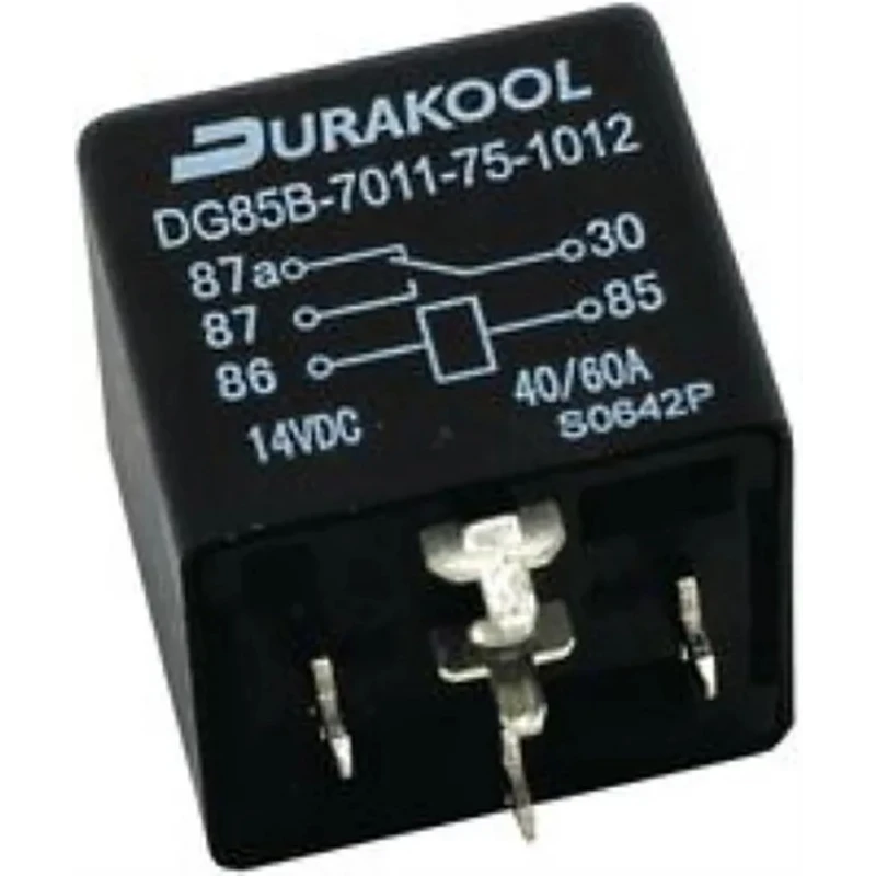 Durakool PCB Power Relay 12V dc Coil 60A Switching Current SPDT DG85B-7011-75-1012