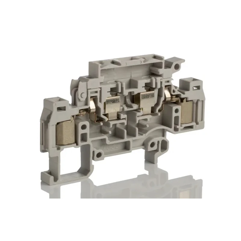 Entrelec D Series Fused DIN Rail Terminal Grey, 1.5mm², 1-Level Fused, Screw 1SNA199208R1100