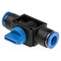 RS PRO Pneumatic Manual Control Valve Rotary Knob 10 mm 10 bar 0°C to +60°C III B 916-0971