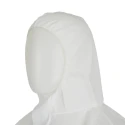 3M Disposable Coverall White SMS Fabric Splash Resistant Solid Protection Dust Protection 2XL 115 to 124 cm 7000089615