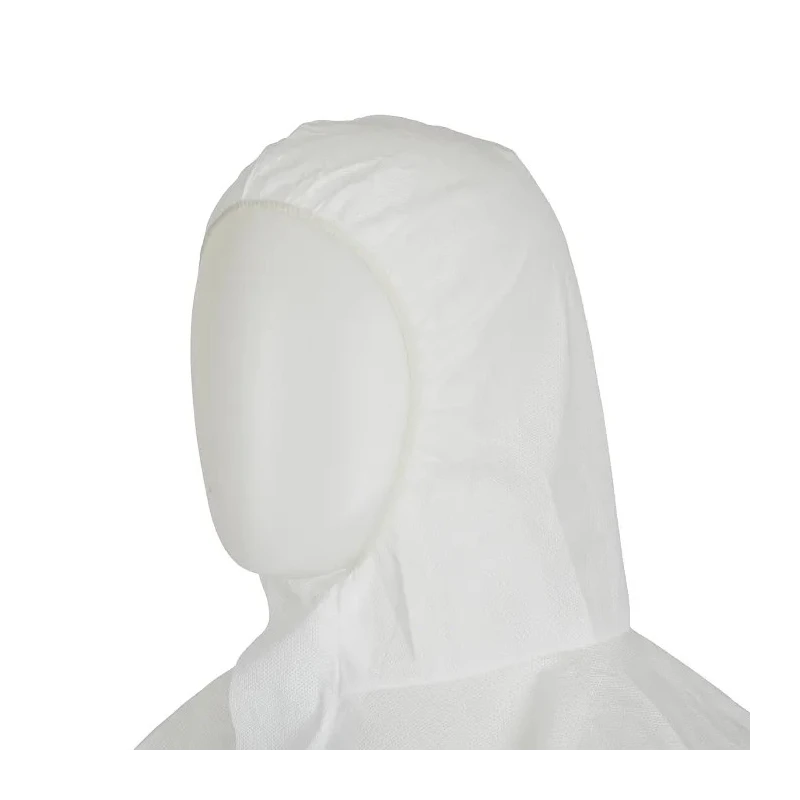 3M Disposable Coverall White SMS Fabric Splash Resistant Solid Protection Dust Protection 2XL 115 to 124 cm 7000089615