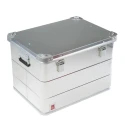 RS PRO Metal Waterproof Watertight Transit Case Aluminium with Anodised Finish, 630 mm x 465 mm x 440 mm 914-4102