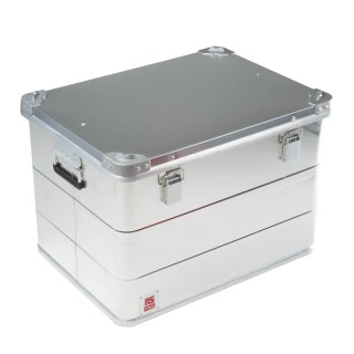 RS PRO Metal Waterproof Watertight Transit Case Aluminium with Anodised Finish, 630 mm x 465 mm x 440 mm 914-4102