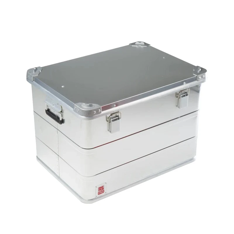 RS PRO Metal Waterproof Watertight Transit Case Aluminium with Anodised Finish, 630 mm x 465 mm x 440 mm 914-4102