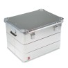 RS PRO Metal Waterproof Watertight Transit Case Aluminium with Anodised Finish, 630 mm x 465 mm x 440 mm 914-4102