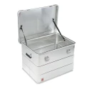 RS PRO Metal Waterproof Watertight Transit Case Aluminium with Anodised Finish, 630 mm x 465 mm x 440 mm 914-4102