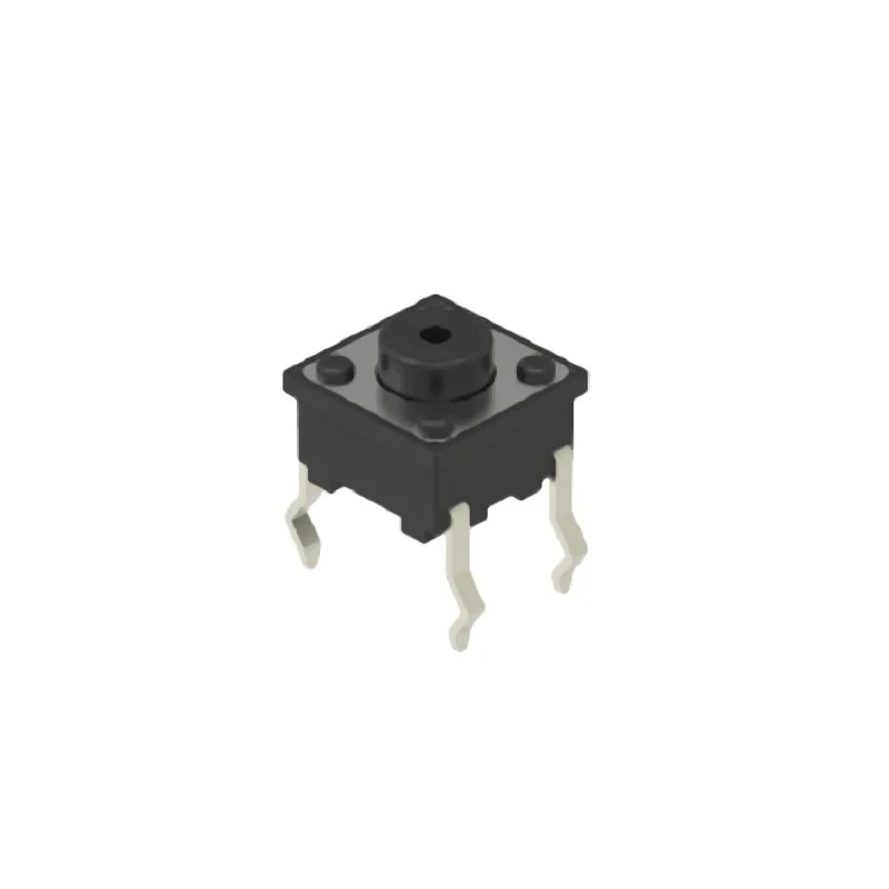 Alps Alpine Black Tactile Switch Button 1.3 mm SPST 50mA 12 V dc Snap-in SKQJAAA010