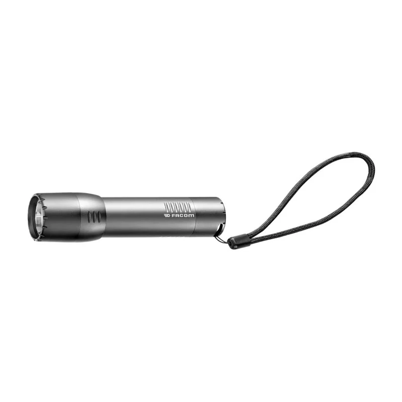 Facom UV LED Torch Black 410 lm, 1 W UV LED, IP67 Waterproof 50m Beam Distance, AAA Battery Powered 779.UVTPB