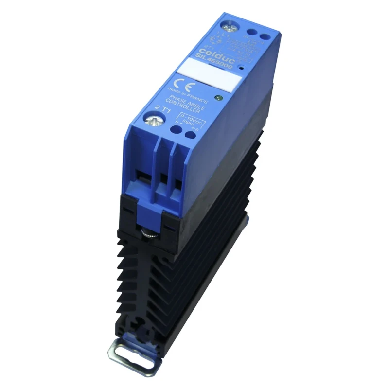 Celduc SIL4-SIM4 Series Solid State Relay, 22A Load Current, 450V AC Load, 10V Control, DIN Rail Mount SIL465000