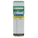 Brady Safety Ladder Tag Black Yellow White Green French Language 10 Per Pack LAD-FR-EITL-12-10