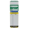 Brady Safety Ladder Tag Black Yellow White Green French Language 10 Per Pack LAD-FR-EITL-12-10