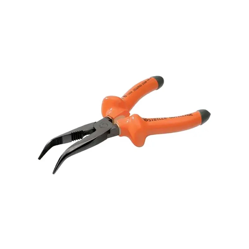Penta Insulated Steel 185mm Round Nose Plier with Bent Jaw MS13185