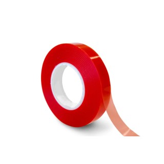 RS PRO Red Double Sided Polyester Tape 2.5N/cm Adhesion Strength Polyester Backing 50mm x 50m 223-1095