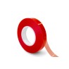 RS PRO Red Double Sided Polyester Tape 2.5N/cm Adhesion Strength Polyester Backing 50mm x 50m 223-1095