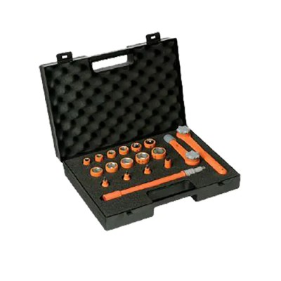 Penta Insulated 18-Piece 3/8 in Hexagon Socket Set VDE/1000V Approved MS89V01