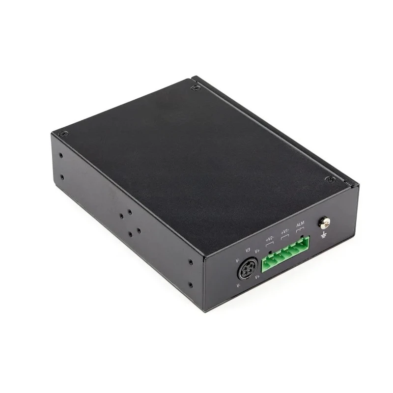 StarTech.com Unmanaged 6 Port Gigabit Switch with Power Over Ethernet, 4 PoE Ports, 2 SFP Slots, Rack Mount IES1G52UPDIN