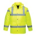 Portwest 300D Industry High Visibility Yellow Men's Hi Vis Traffic Jacket 2XL 918-5939