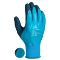 RS PRO Blue Latex Waterproof Work Gloves Size 10 with Foam Latex Palm Coating 222-2129