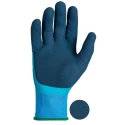 RS PRO Blue Latex Waterproof Work Gloves Size 10 with Foam Latex Palm Coating 222-2129