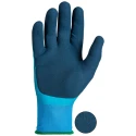 RS PRO Blue Latex Waterproof Work Gloves Size 10 with Foam Latex Palm Coating 222-2129