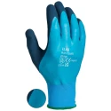 RS PRO Blue Latex Waterproof Work Gloves Size 10 with Foam Latex Palm Coating 222-2129