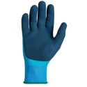 RS PRO Blue Latex Waterproof Work Gloves Size 10 with Foam Latex Palm Coating 222-2129