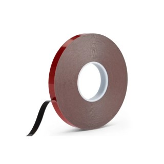 RS PRO VST Double Sided Black Acrylic Foam Tape 12mm x 33m, 0.64mm Thick VST 224-3448