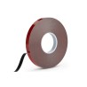 RS PRO VST Double Sided Black Acrylic Foam Tape 12mm x 33m, 0.64mm Thick VST 224-3448