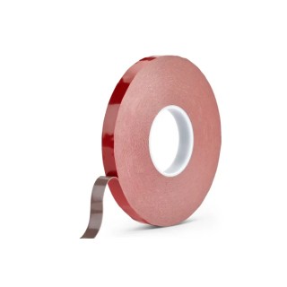 RS PRO Acrylic Double Sided Grey Foam Tape 19mm x 33m, 0.64mm Thick VST 224-3454