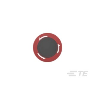 TE Connectivity PBES16 Series Twist Release Illuminated Emergency Stop Push Button Panel Mount 16mm Cutout 1 NC 