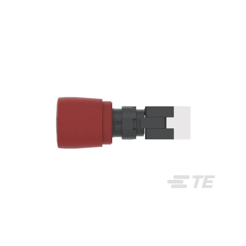 TE Connectivity PBES16 Series Twist Release Illuminated Emergency Stop Push Button, Panel Mount, 16 mm Cutout, 1 NC/1 NC 