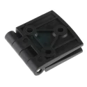 Pinet Black Polyamide Butt Hinge, Screw Fixing, 50mm Length x 100mm Width x 5.9mm Thickness 5413571