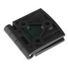Pinet Black Polyamide Butt Hinge, Screw Fixing, 50mm Length x 100mm Width x 5.9mm Thickness 5413571