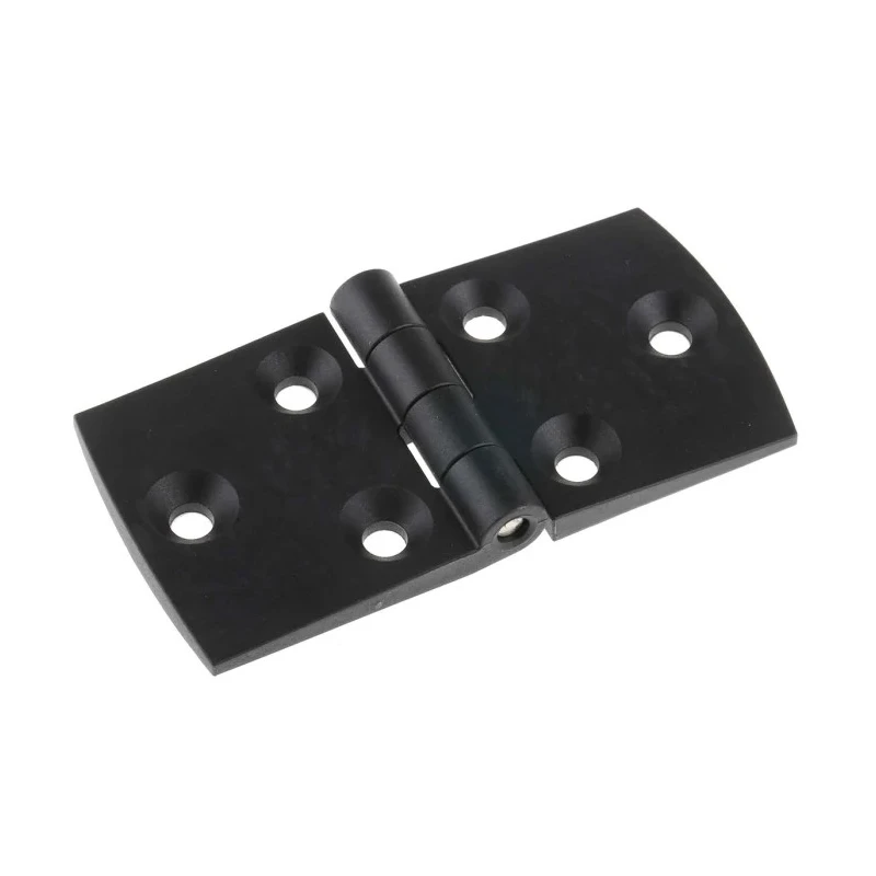 Pinet Black Polyamide Butt Hinge, Screw Fixing, 50mm Length x 100mm Width x 5.9mm Thickness 5413571